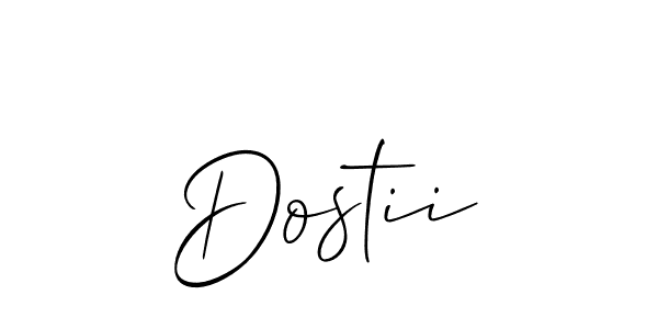How to Draw Dostii signature style? Allison_Script is a latest design signature styles for name Dostii. Dostii signature style 2 images and pictures png