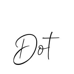 Best and Professional Signature Style for Dot. Allison_Script Best Signature Style Collection. Dot signature style 2 images and pictures png