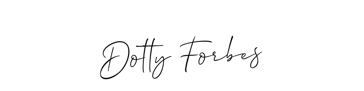 Make a short Dotty Forbes signature style. Manage your documents anywhere anytime using Allison_Script. Create and add eSignatures, submit forms, share and send files easily. Dotty Forbes signature style 2 images and pictures png