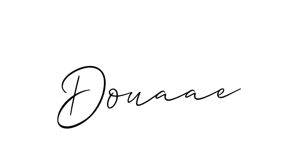 Allison_Script is a professional signature style that is perfect for those who want to add a touch of class to their signature. It is also a great choice for those who want to make their signature more unique. Get Douaae name to fancy signature for free. Douaae signature style 2 images and pictures png