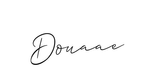 Similarly Allison_Script is the best handwritten signature design. Signature creator online .You can use it as an online autograph creator for name Douaae. Douaae signature style 2 images and pictures png