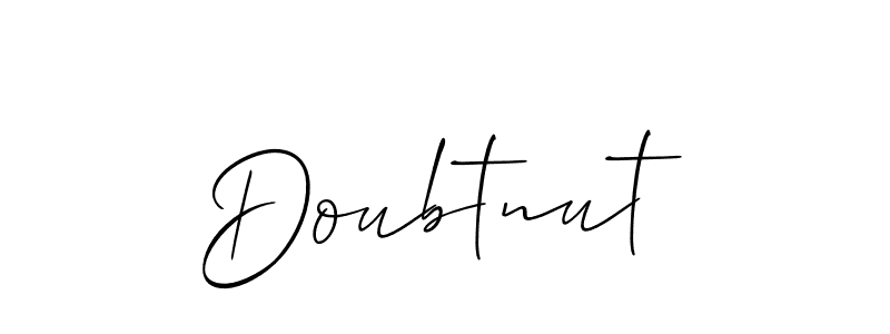 How to Draw Doubtnut signature style? Allison_Script is a latest design signature styles for name Doubtnut. Doubtnut signature style 2 images and pictures png