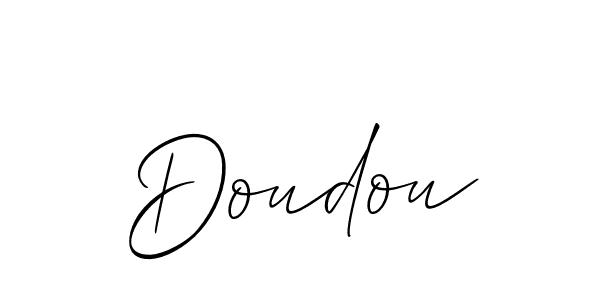 Also we have Doudou name is the best signature style. Create professional handwritten signature collection using Allison_Script autograph style. Doudou signature style 2 images and pictures png