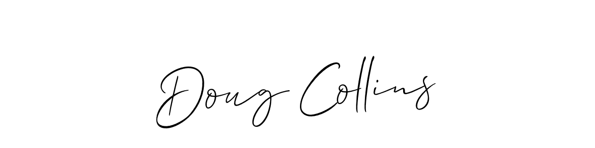 How to make Doug Collins signature? Allison_Script is a professional autograph style. Create handwritten signature for Doug Collins name. Doug Collins signature style 2 images and pictures png