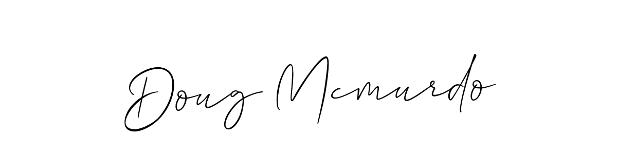 Also we have Doug Mcmurdo name is the best signature style. Create professional handwritten signature collection using Allison_Script autograph style. Doug Mcmurdo signature style 2 images and pictures png