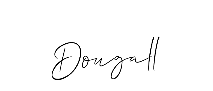 The best way (Allison_Script) to make a short signature is to pick only two or three words in your name. The name Dougall include a total of six letters. For converting this name. Dougall signature style 2 images and pictures png