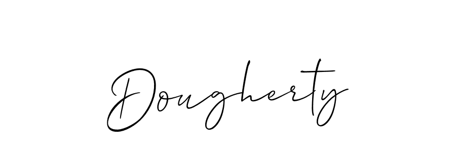 Dougherty stylish signature style. Best Handwritten Sign (Allison_Script) for my name. Handwritten Signature Collection Ideas for my name Dougherty. Dougherty signature style 2 images and pictures png