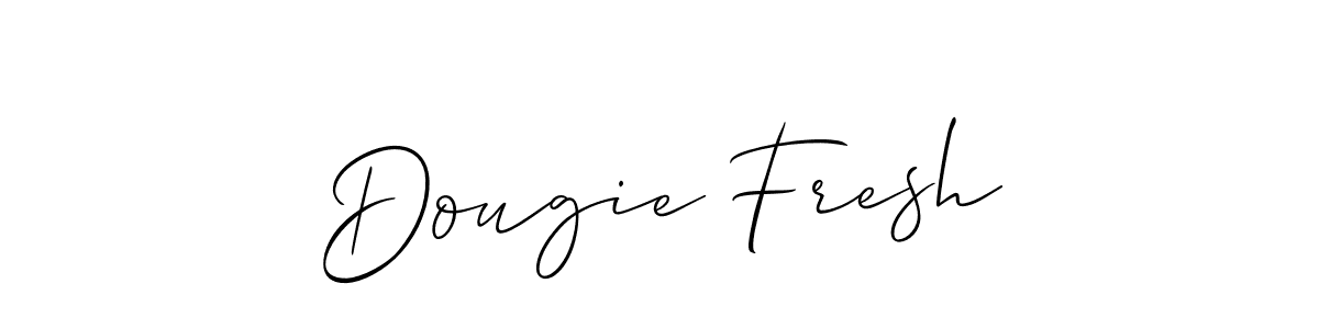Similarly Allison_Script is the best handwritten signature design. Signature creator online .You can use it as an online autograph creator for name Dougie Fresh. Dougie Fresh signature style 2 images and pictures png