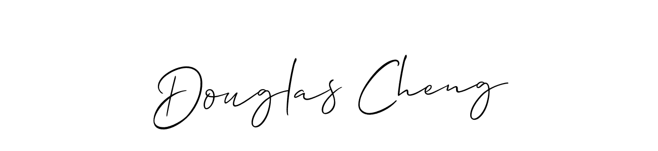 How to Draw Douglas Cheng signature style? Allison_Script is a latest design signature styles for name Douglas Cheng. Douglas Cheng signature style 2 images and pictures png