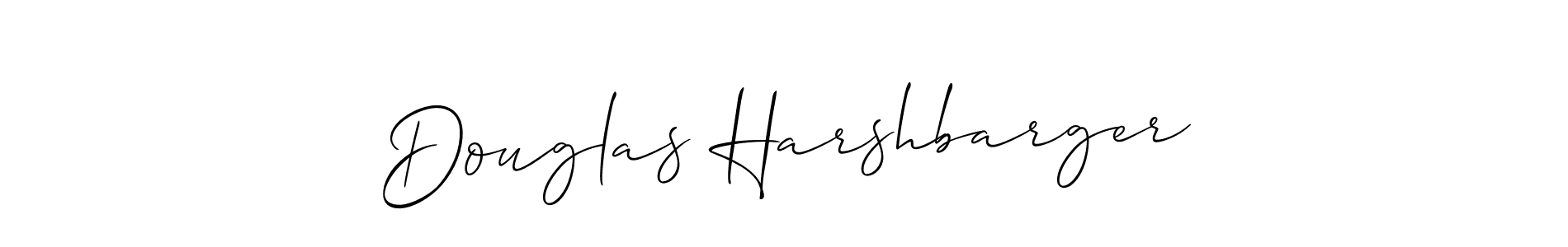 Use a signature maker to create a handwritten signature online. With this signature software, you can design (Allison_Script) your own signature for name Douglas Harshbarger. Douglas Harshbarger signature style 2 images and pictures png