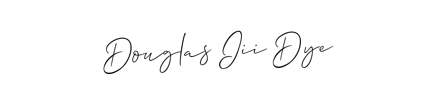 Also You can easily find your signature by using the search form. We will create Douglas Iii Dye name handwritten signature images for you free of cost using Allison_Script sign style. Douglas Iii Dye signature style 2 images and pictures png