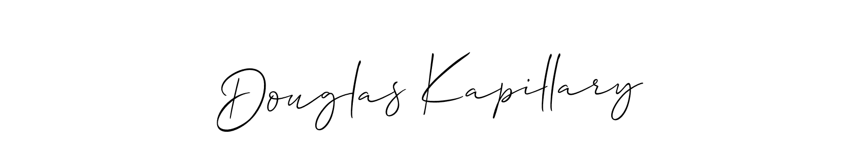 How to make Douglas Kapillary signature? Allison_Script is a professional autograph style. Create handwritten signature for Douglas Kapillary name. Douglas Kapillary signature style 2 images and pictures png