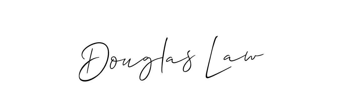 Create a beautiful signature design for name Douglas Law. With this signature (Allison_Script) fonts, you can make a handwritten signature for free. Douglas Law signature style 2 images and pictures png