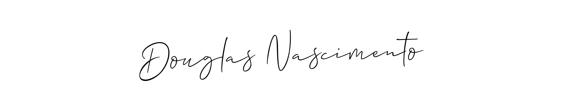 Make a short Douglas Nascimento signature style. Manage your documents anywhere anytime using Allison_Script. Create and add eSignatures, submit forms, share and send files easily. Douglas Nascimento signature style 2 images and pictures png