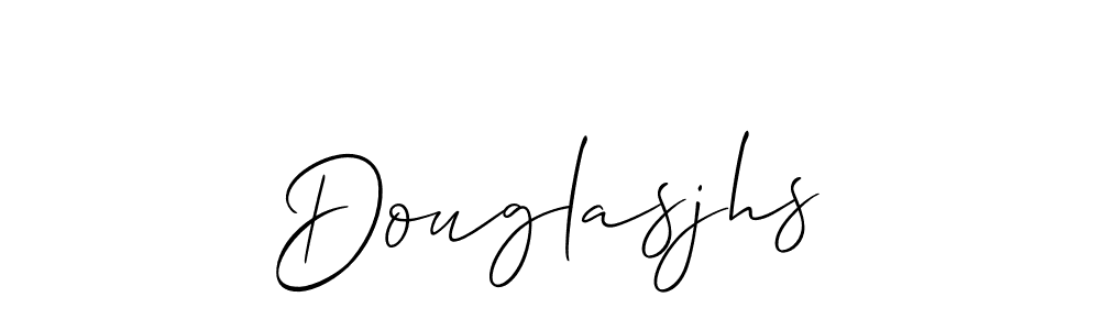 Also we have Douglasjhs name is the best signature style. Create professional handwritten signature collection using Allison_Script autograph style. Douglasjhs signature style 2 images and pictures png