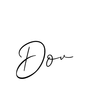 Use a signature maker to create a handwritten signature online. With this signature software, you can design (Allison_Script) your own signature for name Dov. Dov signature style 2 images and pictures png