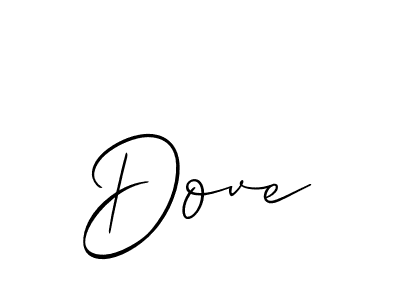 Design your own signature with our free online signature maker. With this signature software, you can create a handwritten (Allison_Script) signature for name Dove. Dove signature style 2 images and pictures png