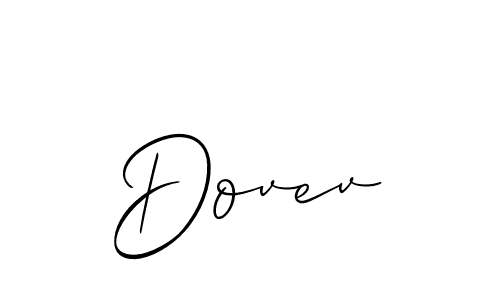 How to Draw Dovev signature style? Allison_Script is a latest design signature styles for name Dovev. Dovev signature style 2 images and pictures png