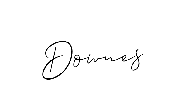 Also we have Downes name is the best signature style. Create professional handwritten signature collection using Allison_Script autograph style. Downes signature style 2 images and pictures png