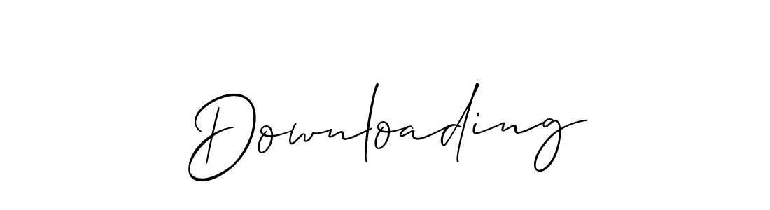 Use a signature maker to create a handwritten signature online. With this signature software, you can design (Allison_Script) your own signature for name Downloading. Downloading signature style 2 images and pictures png