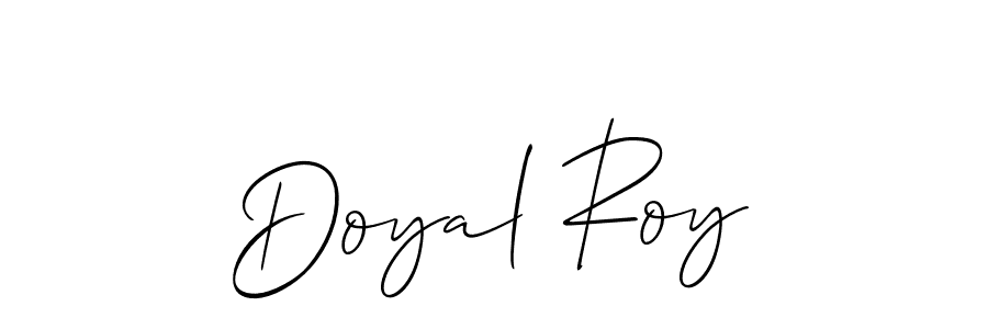 Design your own signature with our free online signature maker. With this signature software, you can create a handwritten (Allison_Script) signature for name Doyal Roy. Doyal Roy signature style 2 images and pictures png