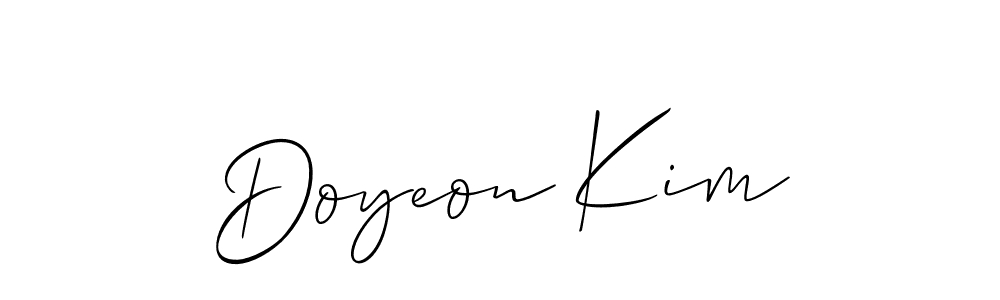 This is the best signature style for the Doyeon Kim name. Also you like these signature font (Allison_Script). Mix name signature. Doyeon Kim signature style 2 images and pictures png