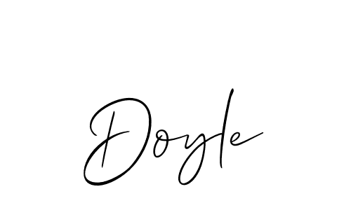 How to make Doyle name signature. Use Allison_Script style for creating short signs online. This is the latest handwritten sign. Doyle signature style 2 images and pictures png