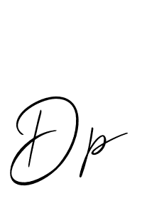 Make a beautiful signature design for name Dp. With this signature (Allison_Script) style, you can create a handwritten signature for free. Dp signature style 2 images and pictures png