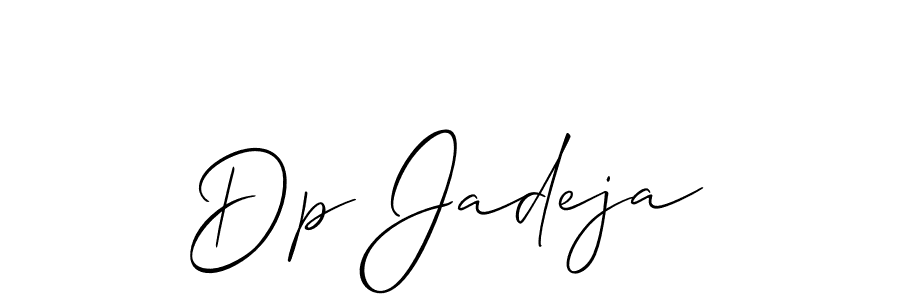 It looks lik you need a new signature style for name Dp Jadeja. Design unique handwritten (Allison_Script) signature with our free signature maker in just a few clicks. Dp Jadeja signature style 2 images and pictures png