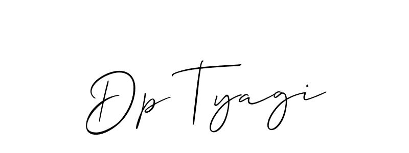 Similarly Allison_Script is the best handwritten signature design. Signature creator online .You can use it as an online autograph creator for name Dp Tyagi. Dp Tyagi signature style 2 images and pictures png
