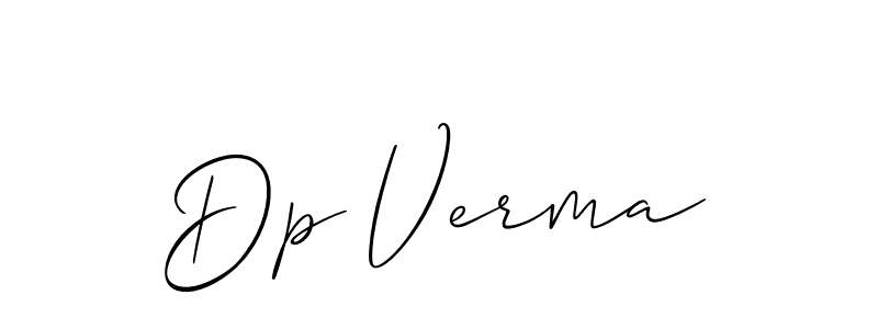 You should practise on your own different ways (Allison_Script) to write your name (Dp Verma) in signature. don't let someone else do it for you. Dp Verma signature style 2 images and pictures png