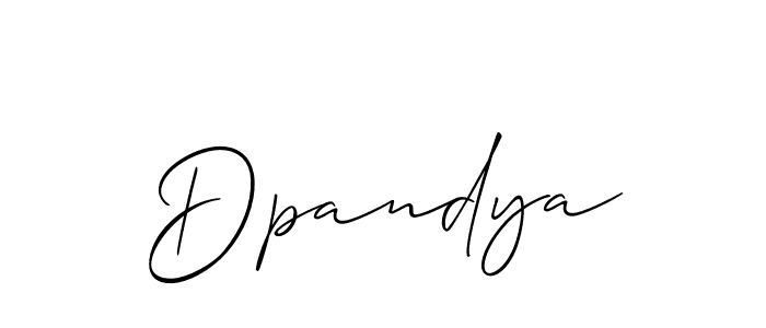 You should practise on your own different ways (Allison_Script) to write your name (Dpandya) in signature. don't let someone else do it for you. Dpandya signature style 2 images and pictures png