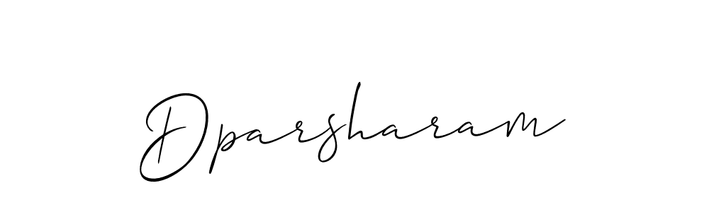 Design your own signature with our free online signature maker. With this signature software, you can create a handwritten (Allison_Script) signature for name Dparsharam. Dparsharam signature style 2 images and pictures png
