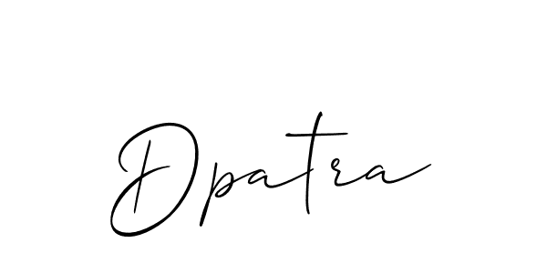 Once you've used our free online signature maker to create your best signature Allison_Script style, it's time to enjoy all of the benefits that Dpatra name signing documents. Dpatra signature style 2 images and pictures png