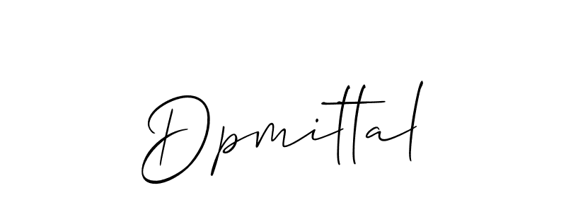 Dpmittal stylish signature style. Best Handwritten Sign (Allison_Script) for my name. Handwritten Signature Collection Ideas for my name Dpmittal. Dpmittal signature style 2 images and pictures png