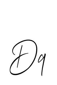 You should practise on your own different ways (Allison_Script) to write your name (Dq) in signature. don't let someone else do it for you. Dq signature style 2 images and pictures png