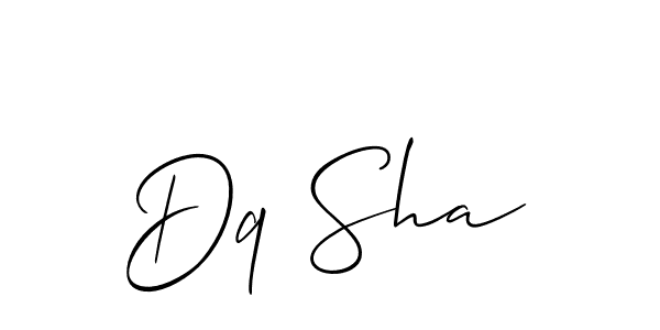 You can use this online signature creator to create a handwritten signature for the name Dq Sha. This is the best online autograph maker. Dq Sha signature style 2 images and pictures png