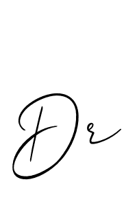 Design your own signature with our free online signature maker. With this signature software, you can create a handwritten (Allison_Script) signature for name Dr. Dr signature style 2 images and pictures png