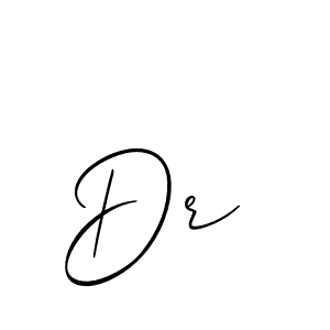 Design your own signature with our free online signature maker. With this signature software, you can create a handwritten (Allison_Script) signature for name Dr . Dr  signature style 2 images and pictures png