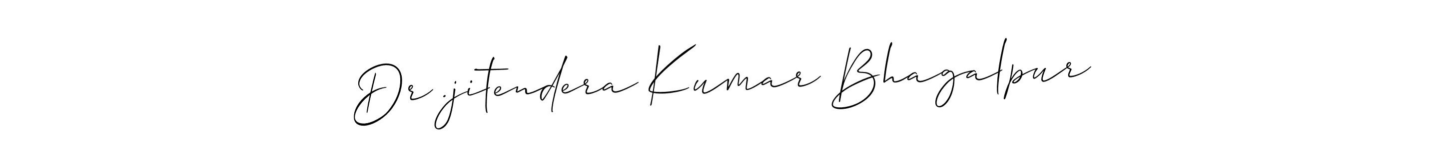 Once you've used our free online signature maker to create your best signature Allison_Script style, it's time to enjoy all of the benefits that Dr .jitendera Kumar Bhagalpur name signing documents. Dr .jitendera Kumar Bhagalpur signature style 2 images and pictures png