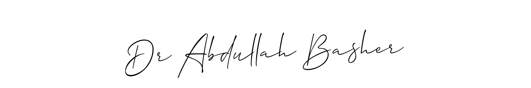 Once you've used our free online signature maker to create your best signature Allison_Script style, it's time to enjoy all of the benefits that Dr Abdullah Basher name signing documents. Dr Abdullah Basher signature style 2 images and pictures png