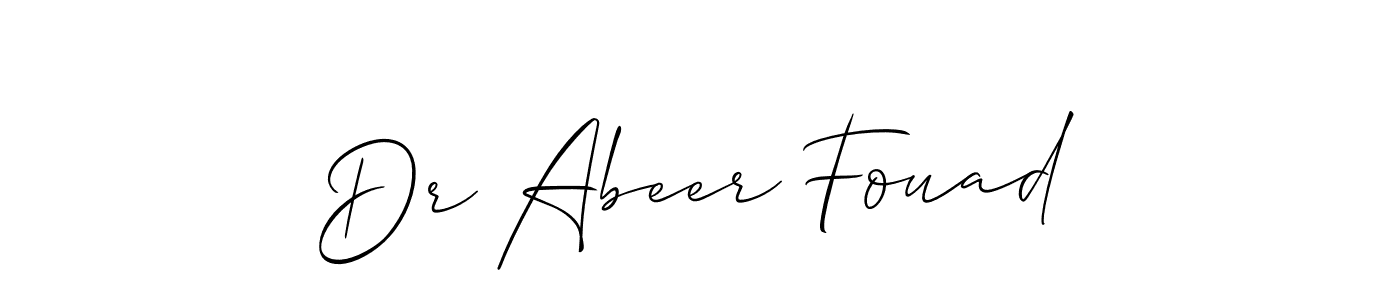 See photos of Dr Abeer Fouad official signature by Spectra . Check more albums & portfolios. Read reviews & check more about Allison_Script font. Dr Abeer Fouad signature style 2 images and pictures png