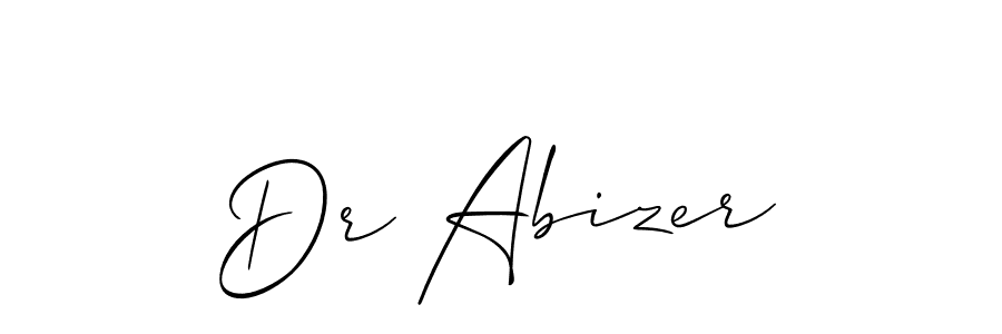 Allison_Script is a professional signature style that is perfect for those who want to add a touch of class to their signature. It is also a great choice for those who want to make their signature more unique. Get Dr Abizer name to fancy signature for free. Dr Abizer signature style 2 images and pictures png