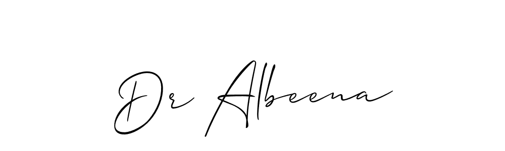 Here are the top 10 professional signature styles for the name Dr Albeena. These are the best autograph styles you can use for your name. Dr Albeena signature style 2 images and pictures png