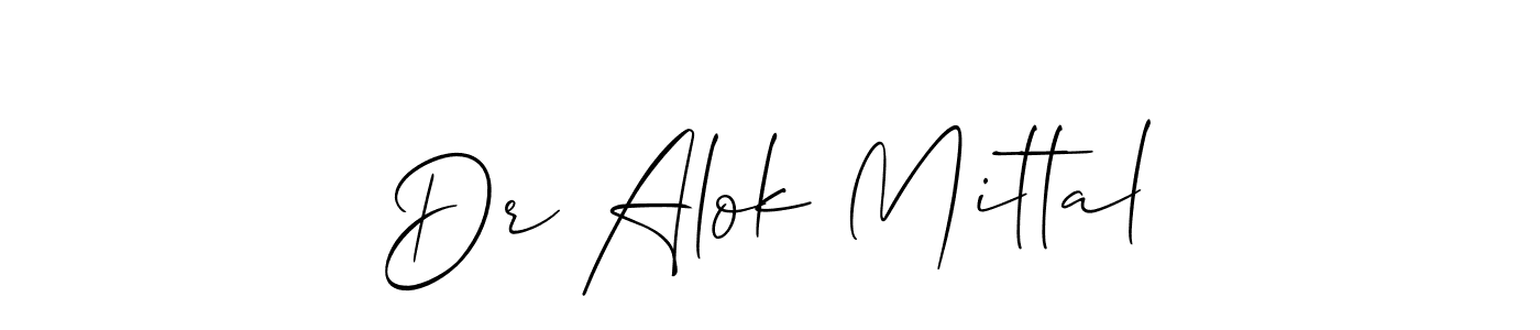 Make a beautiful signature design for name Dr Alok Mittal. Use this online signature maker to create a handwritten signature for free. Dr Alok Mittal signature style 2 images and pictures png