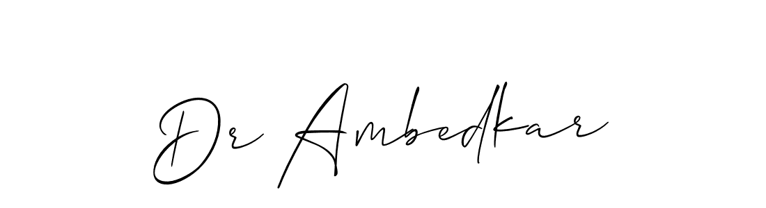 Also we have Dr Ambedkar name is the best signature style. Create professional handwritten signature collection using Allison_Script autograph style. Dr Ambedkar signature style 2 images and pictures png