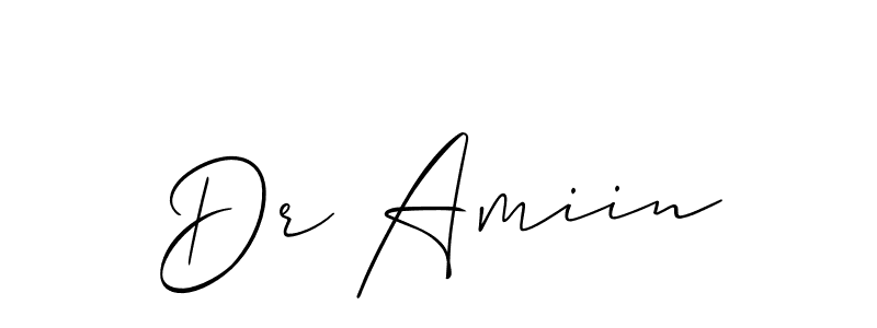 Check out images of Autograph of Dr Amiin name. Actor Dr Amiin Signature Style. Allison_Script is a professional sign style online. Dr Amiin signature style 2 images and pictures png