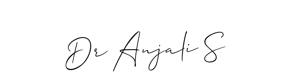 Once you've used our free online signature maker to create your best signature Allison_Script style, it's time to enjoy all of the benefits that Dr Anjali S name signing documents. Dr Anjali S signature style 2 images and pictures png