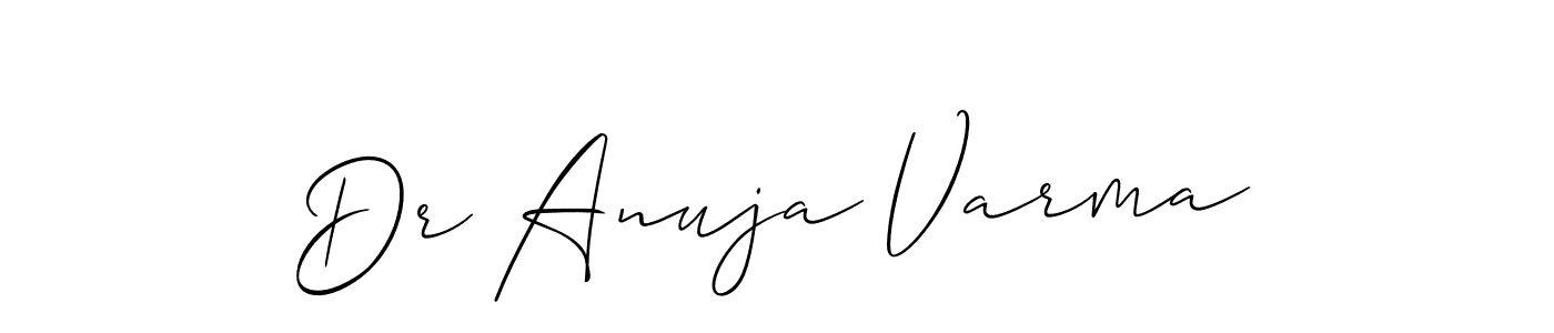 Once you've used our free online signature maker to create your best signature Allison_Script style, it's time to enjoy all of the benefits that Dr Anuja Varma name signing documents. Dr Anuja Varma signature style 2 images and pictures png