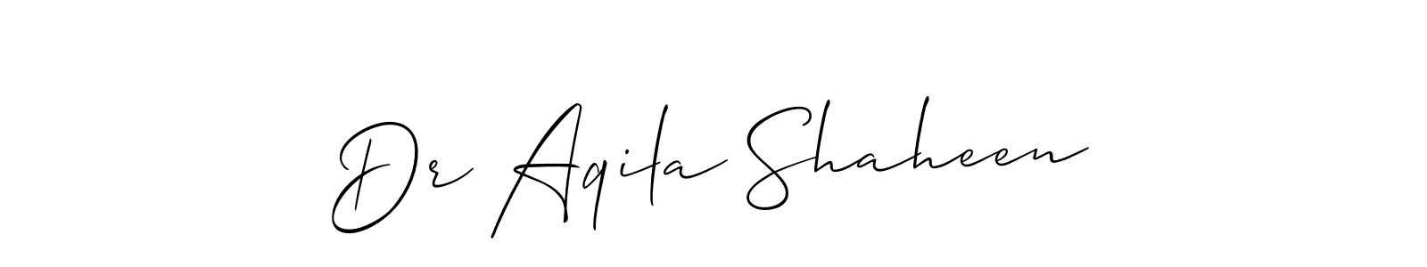 See photos of Dr Aqila Shaheen official signature by Spectra . Check more albums & portfolios. Read reviews & check more about Allison_Script font. Dr Aqila Shaheen signature style 2 images and pictures png